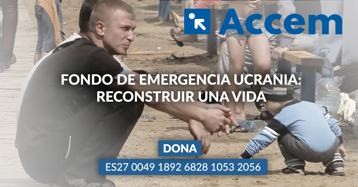 Ante la inminente llegada de familias procedentes de la invasión en Ucrania, hemos creado un fondo de emergencia para hacer frente a este reto. Necesitamos tu colaboración para ampliar nuestros servicios y ayudarles a reconstruir sus vidas. #HazteSocio accem.es/haz-un-donativ…