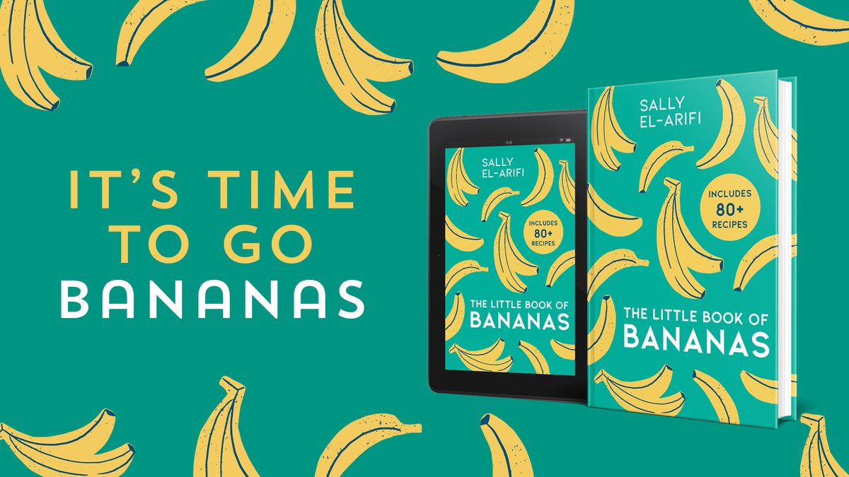 HQstories's tweet photo. Wondering what to cook this weekend? Why not try something new and make the most of the bananas you already have at home? Whether it’s green, yellow or brown @BakingwithSally shares mouth-watering sweet and savoury recipes in #TheLittleBookOfBananas

https://t.co/Iz1j5Lon5b https://t.co/IIuZQxWqaq