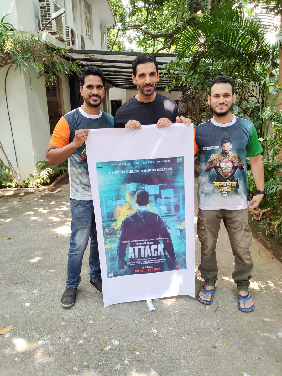 Hussain62506224's tweet photo. GET READY FOR #ATTACKin2 🔥

#Attack - Part 1 releasing in cinemas worldwide on 1st April, 2022. 

@LakshyaRajAnand @Rakulpreet @Asli_Jacqueline #RatnaPathakShah @prakashraaj @jayantilalgada #AjayKapoor @MogreYogendra @TheJohnAbraham @sumit_batheja @VishalKapoorVK @shashwatology https://t.co/5ynLCrQluN