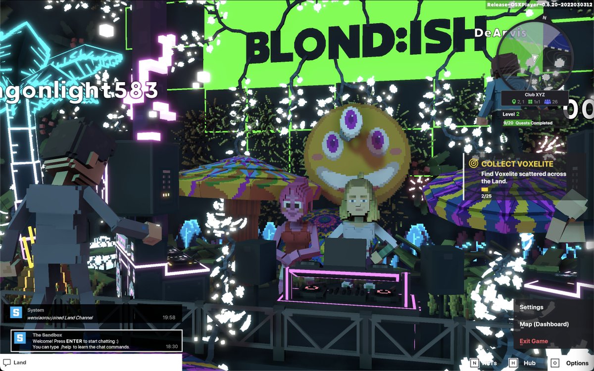 wenxiaorou's tweet photo. @TheSandboxGame @blond_ish I just participated in the daily #SandboxAlphaS2Contest for a chance to earn up to 1,000 $SAND! Day 2 - Dance with Blond:ish. Check out my screenshot below! 👇 #SandboxAlphaS2 https://t.co/RcJH8ZaCzg