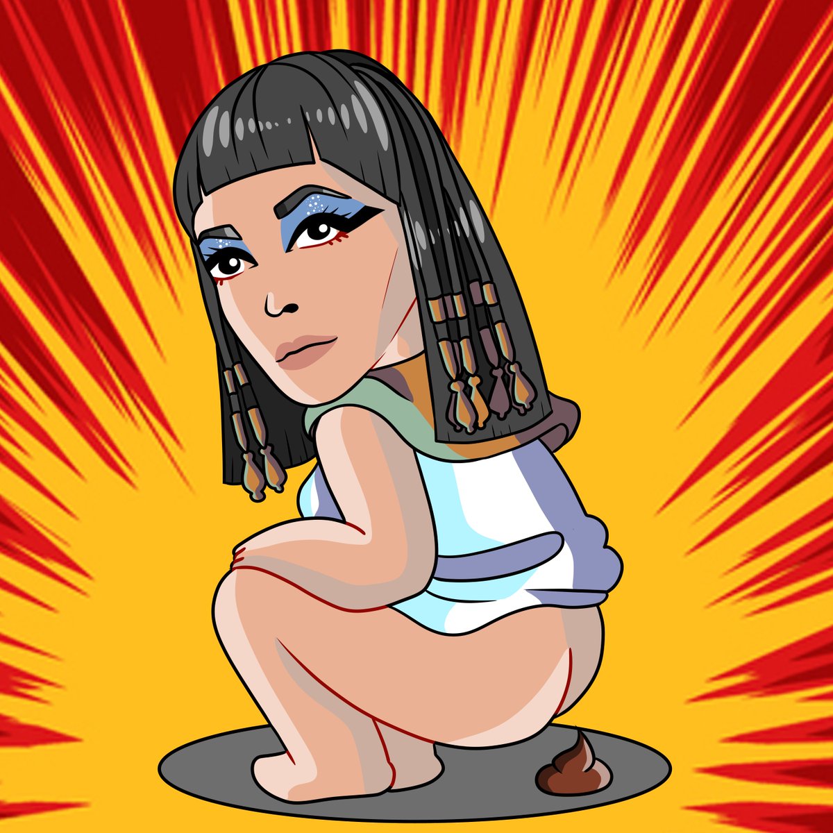 Poop_Stars's tweet photo. I am Cleopatra, the most powerful PoopStar!

#nftcollector #NFT 

https://t.co/AXj8JkxzCK https://t.co/ut78NulSoV