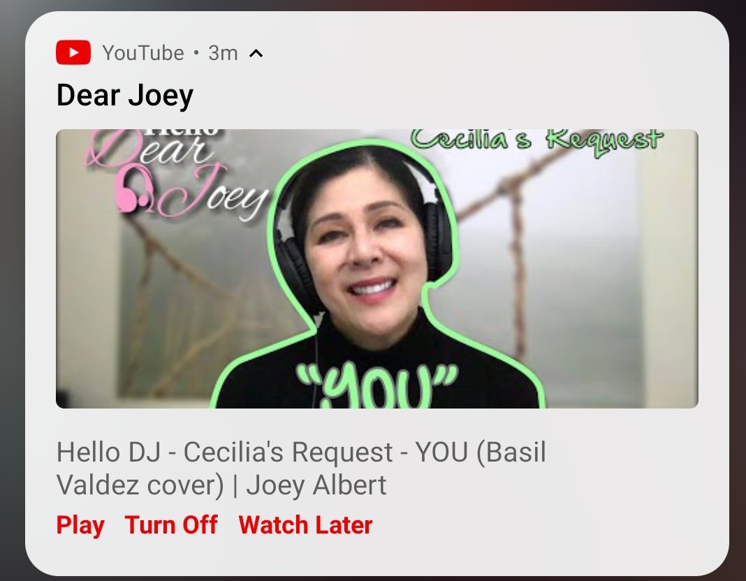 FollowDearJoey's tweet photo. 📢New YT Upload Alert! 📢
#DearJoey - YOU | #HelloDJ Episode
Watch it here: https://t.co/LJLr1ShXTh
Leave a 👍 and a comment 💭 #TeamJoeygirl
#JoeyAlbert https://t.co/0KEnRKgrZV