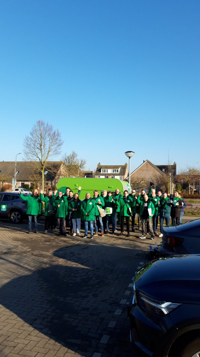 Groene Golf #CDA #Schagen Vandaag Warmenhuizen,  Tuitjenhorn en Waarland. Stem op 14,15 en 16 maart.