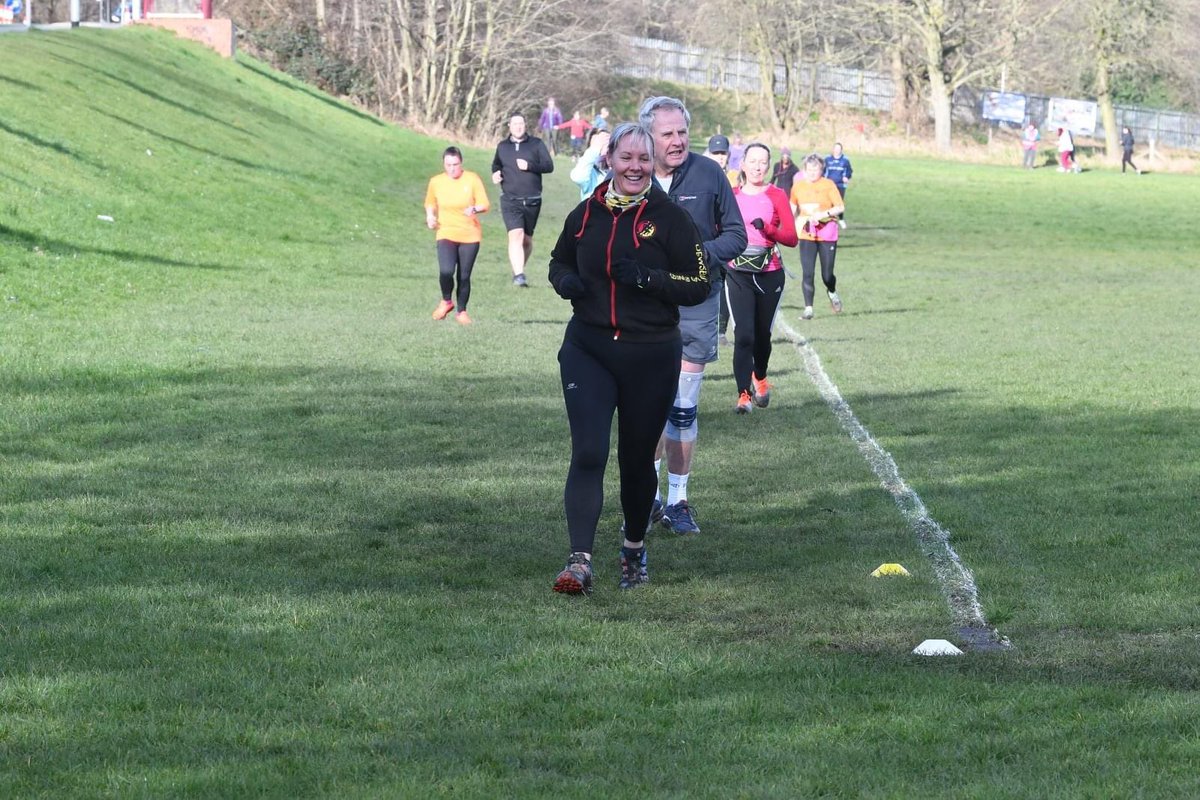 DawnSG2010's tweet photo. A spot of tourism at #ArmleyParkrun this morning. A very muddy course but I did manage to run the whole thing. Slowly getting back to it. #IWD2022 #TeamDRR https://t.co/xXlLUyW3Xc