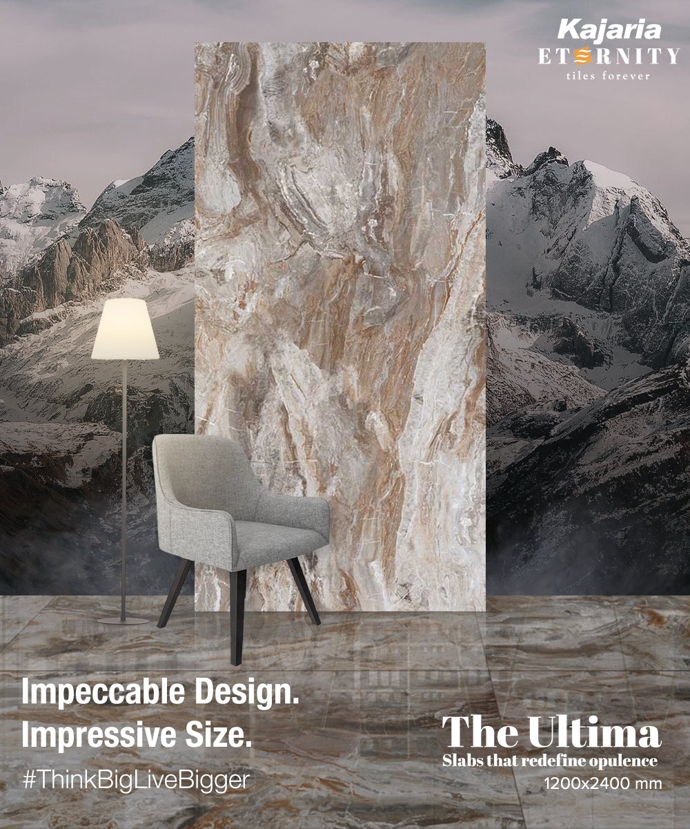 KajariaCeramic's tweet photo. Enhance the beauty of your space and make it look spacious with The Ultima. #ThinkBigLiveBigger, design your home with 120x240 cm big size tile to give a luxe touch.
Check out the collection: https://t.co/Gbz0dIgYF2

#Kajaria #Ultima #UltimaCollection #TheUltima #KajariaEternity https://t.co/tRYceAFkMF