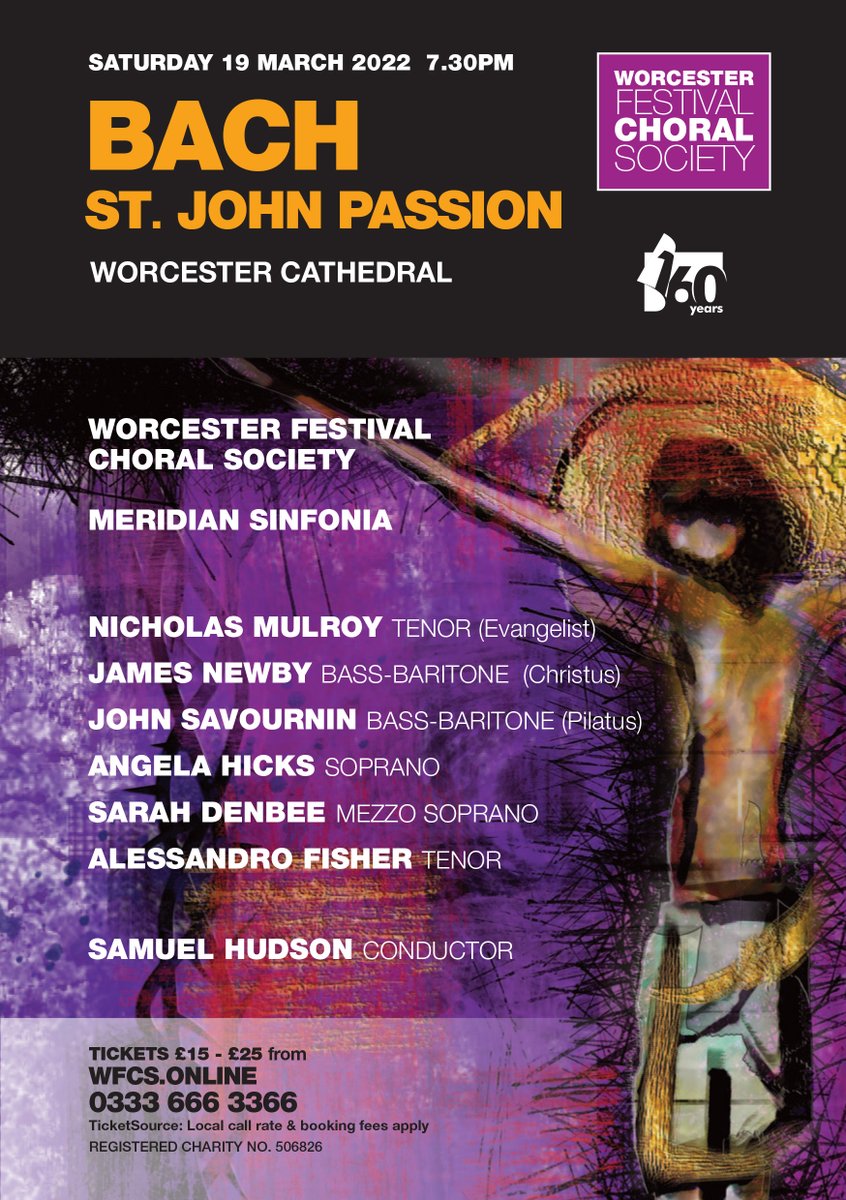 Hear our chairman @BenCJCooper chatting to @katejustice on her @bbchw show this morning, about #BargainHunt and our fab #Bach #StJohnPassion #concert at @WorcCathedral on 19March! Listen from 1hr 52m bbc.co.uk/sounds/play/p0… Tickets wfcs.online/upcoming-conce…