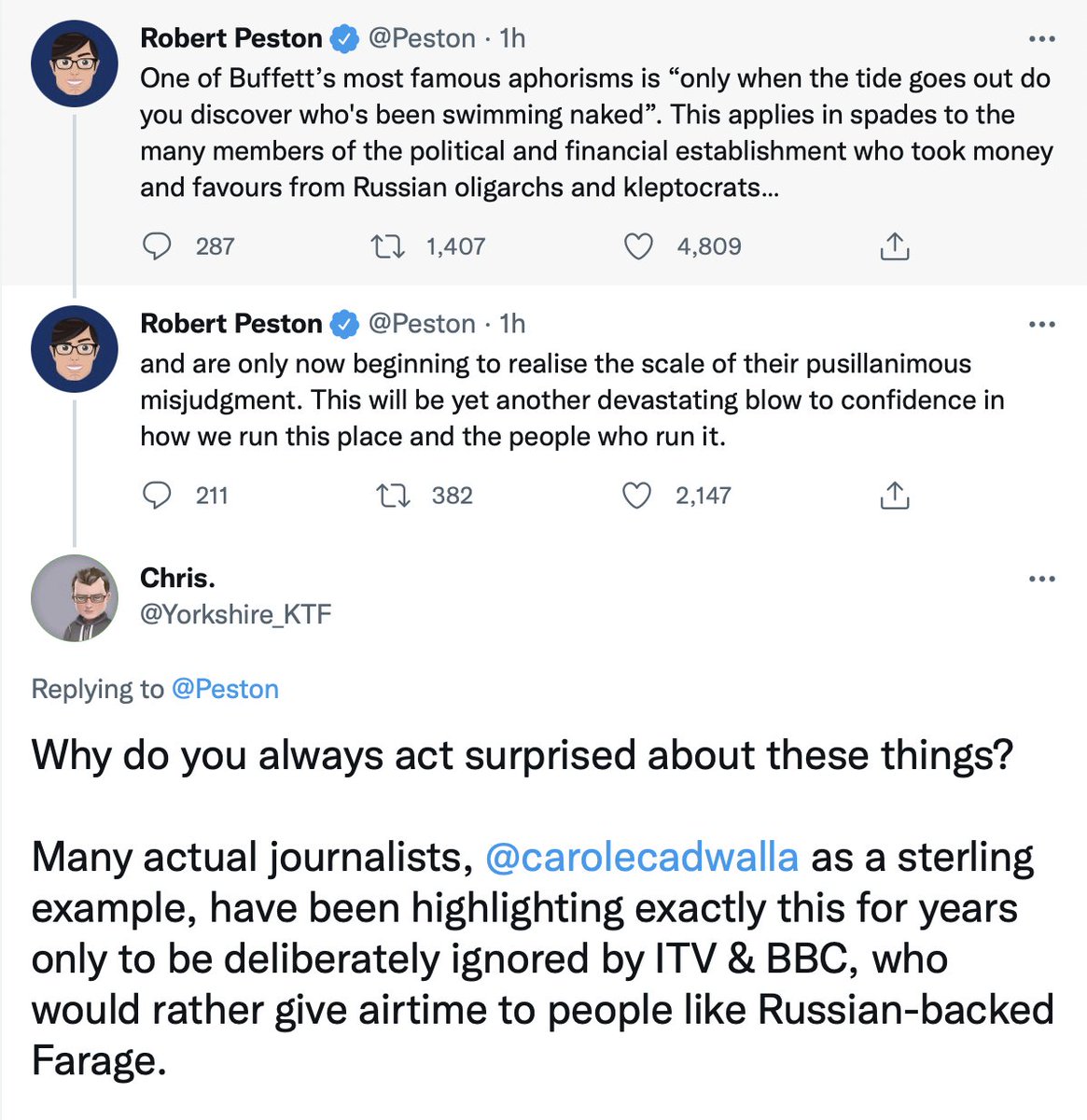 "only now beginning to realise"😂