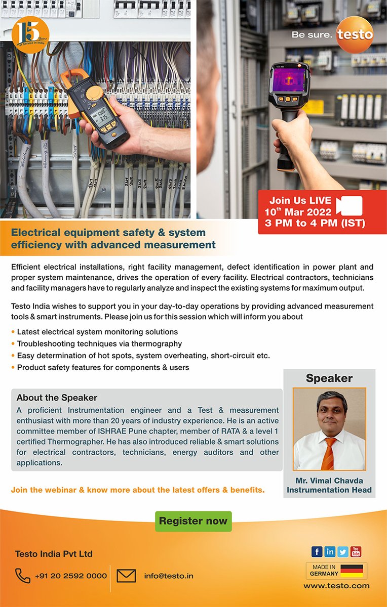 mtsengrs's tweet photo. 📌 Invitation:
Electrical equipment safety &amp; system efficiency with advanced measurement - 10/03/2022.
Register here: https://t.co/J84g7ufOIH...
Get latest offers and benefits.
@mtsengrs https://t.co/ZCaV6HMFhN