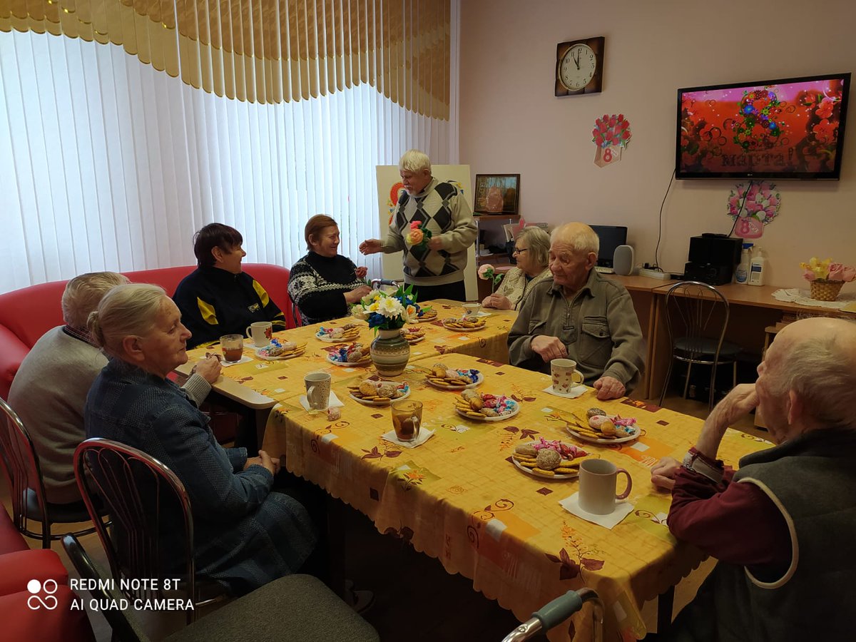 kcson_5's tweet photo. В стационарном социально-геронтологическом отделении г. Плавска в преддверии Дня 8 марта для получателей социальных услуг прошла праздничная программа "Весеннее настроение". https://t.co/VhTrYClNiI