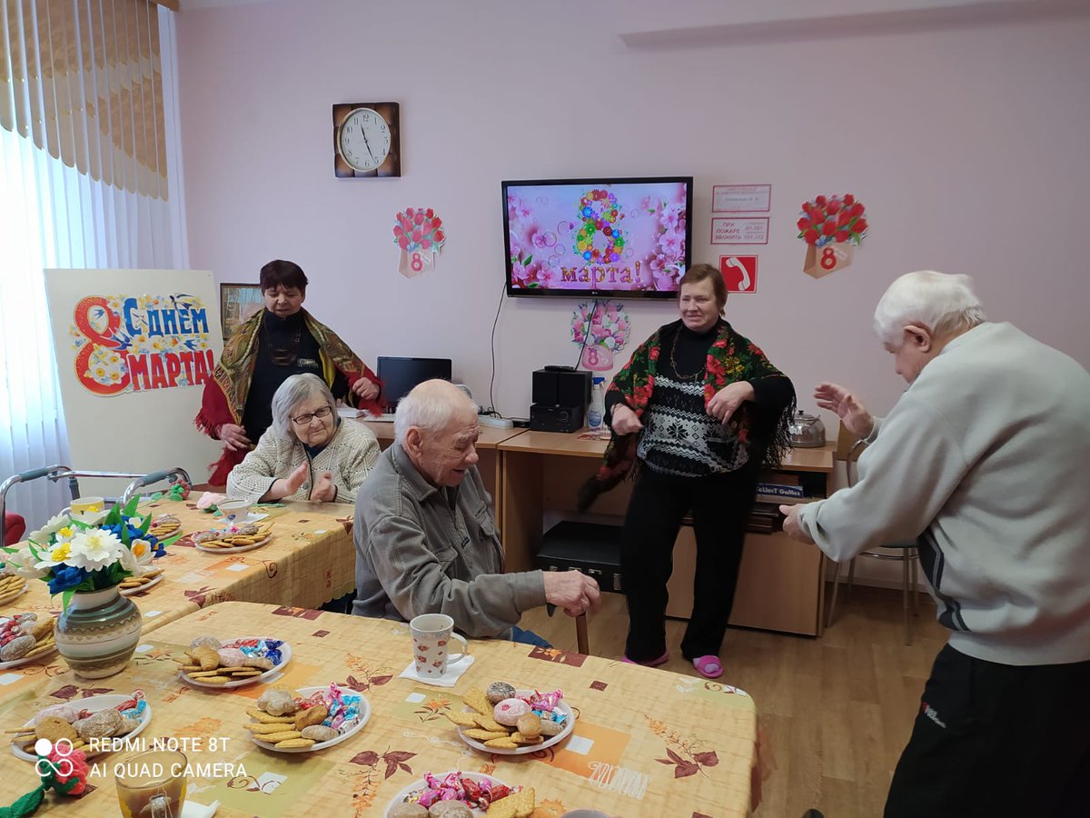 kcson_5's tweet photo. В стационарном социально-геронтологическом отделении г. Плавска в преддверии Дня 8 марта для получателей социальных услуг прошла праздничная программа "Весеннее настроение". https://t.co/VhTrYClNiI