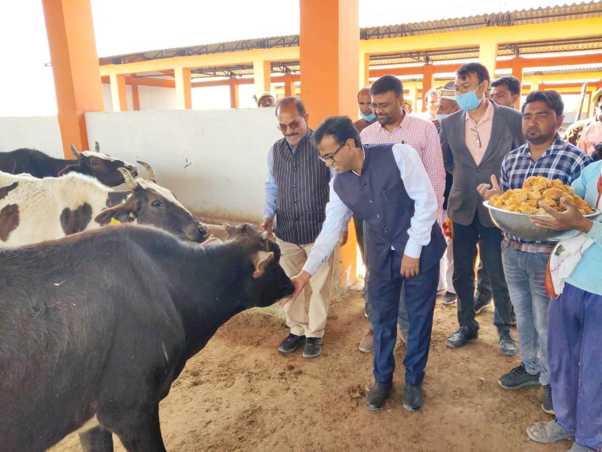 DM_Etah's tweet photo. आज वृहद गौसंरक्षण केन्द्र जलेसर के औचक निरीक्षण का औचक निरीक्षण कर सभी गौवंशों की शतप्रतिशत टैगिंग करने के निर्देश दिए।  @CMOfficeUP @ChiefSecyUP @UPGovt https://t.co/Akx8RKtP1H