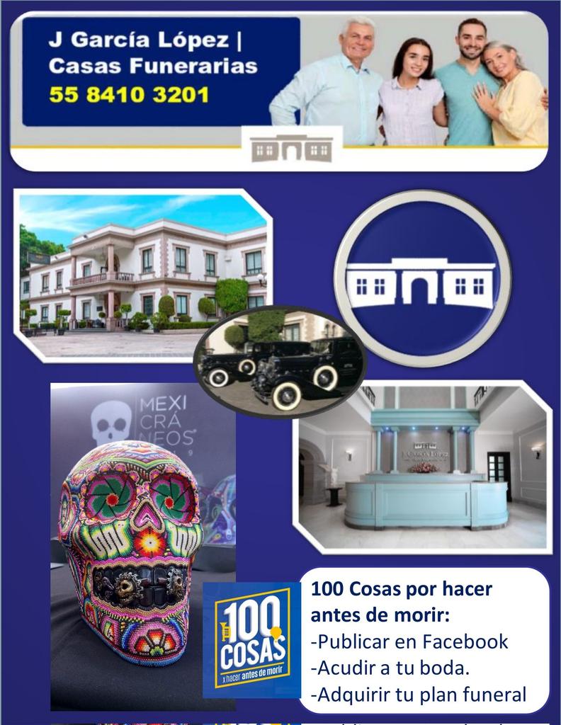 jgl_funerarias's tweet photo. J García López | Casas Funerarias 
☎ 55 8410 3201

¡Algun día lo vas a necesitar!  Plan Basico Total 20, no aplica Casas Pedregal, Aeropuerto - Cdmx y Área Metropolitana. 

Whatsapp https://t.co/Vg5PXr3eW5

#felizviernesatodos #felizviernes
#JoseRamonLopezBeltran13
taylor swift https://t.co/AUXFcwosUB