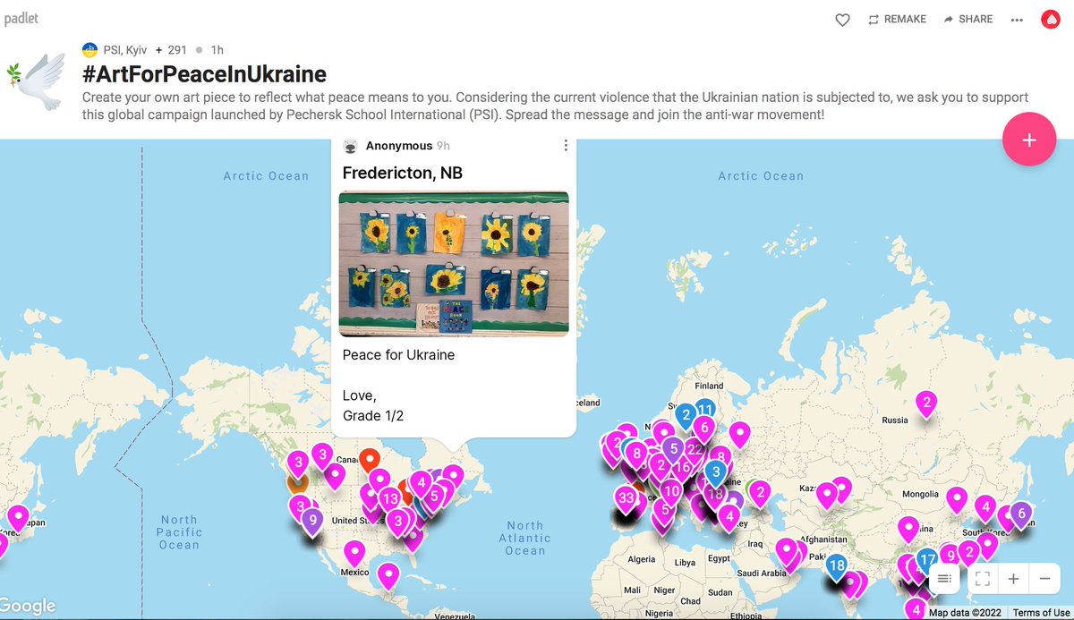 missallison3A's tweet photo. #ArtForPeaceInUkraine is a great global initiative that promotes peace, student action and connectedness. 

https://t.co/wHijBd2xeh https://t.co/1pUDOBciaJ