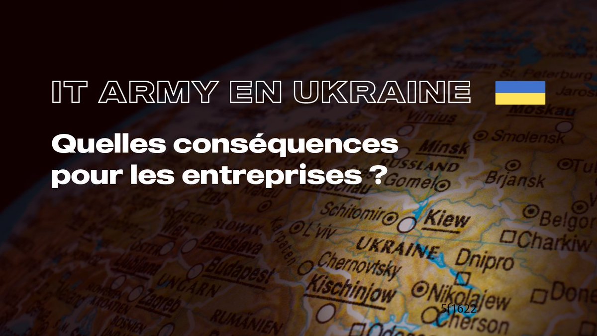 Le mouvement #itarmyofukraine prend de l'ampleur.  Quels sont les moyens #cyber mobilisés et quelles sont les conséquences possibles sur les #entreprises ?
#CyberWarfare #UkraineRussianWar #cyberattacks 

Analyse par <a href="/ERIUM_sec/">ERIUM</a> : erium.fr/la-naissance-d…