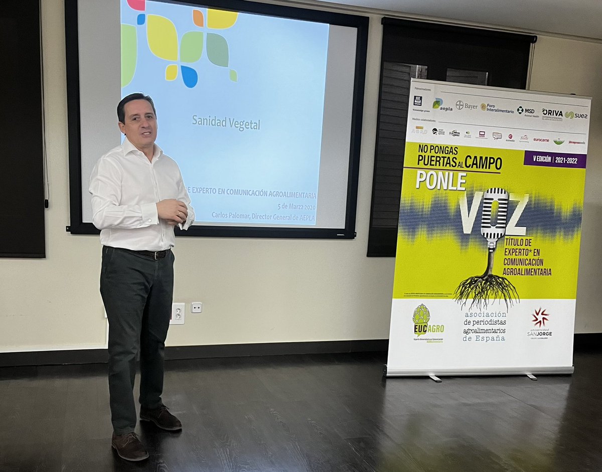 Escuchamos a Carlos Palomar, director de <a href="/aepla_asoc/">AEPLA</a> sobre seguridad alimentaria y producción de alimentos. “La comida nunca ha sido tan segura y sin embargo hay cierta ansiedad sobre lo que comemos”. #EucagroColvema