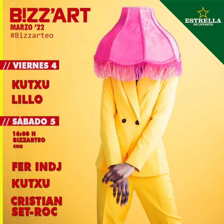 Esta tarde toca lío.....nos bailamos desde las 17h en <a href="/Bizz_Art/">Bizz'art</a> 
#Bizzarteo