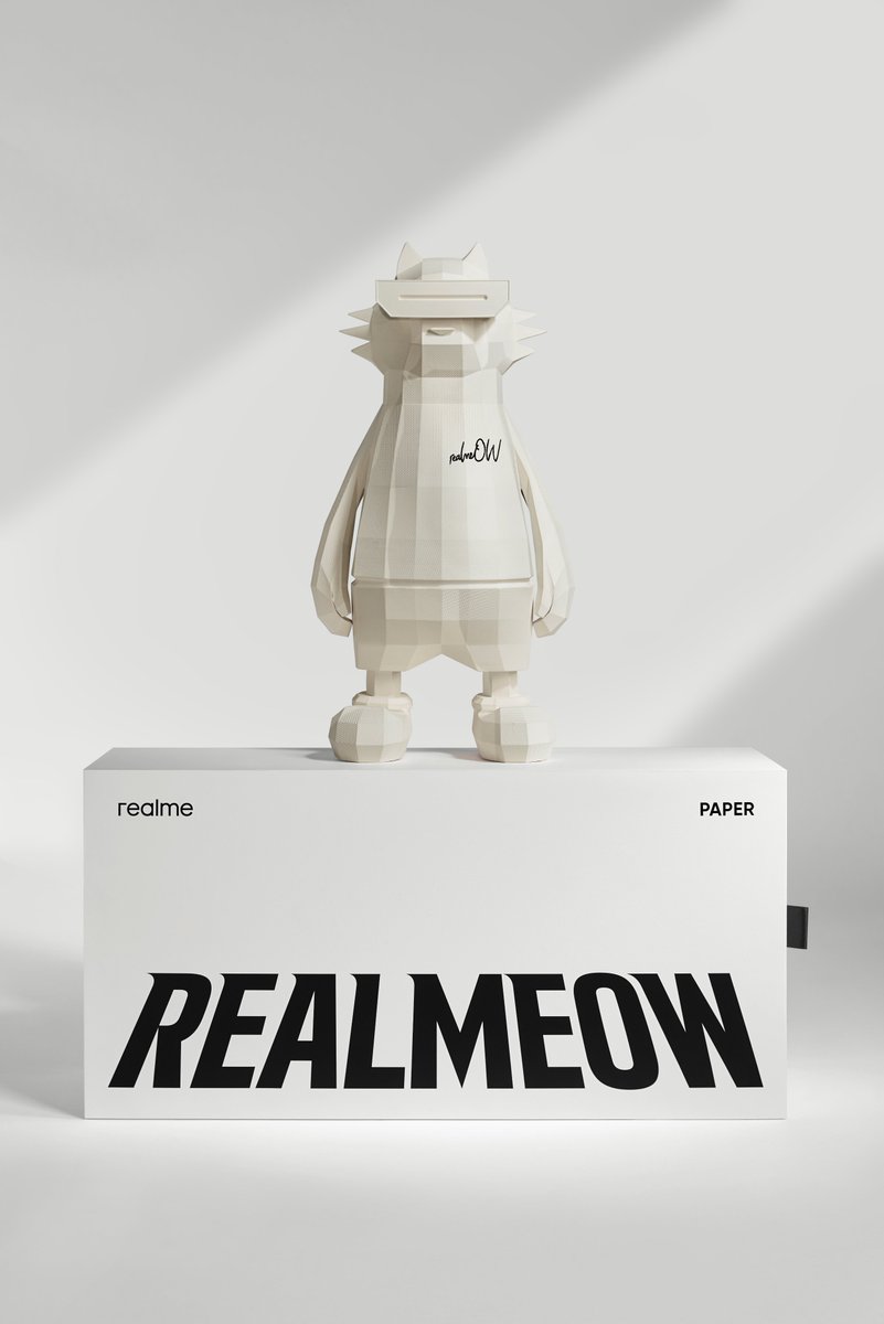 realmeglobal's tweet photo. 500 pieces limited Edition #realmeow Paper in worldwide. Want one?
1.Follow @realmeglobal and like this tweet.
2.Retweet with [#realmeow can be made of __ #realmeGT2Pro]
3. One winner with the most CREATIVE &amp; ECO-FRIENDLY MATERIALS  gets it for free!
Game Date 📆: Mar 6-7, 2022 https://t.co/AV4mdf0SPd
