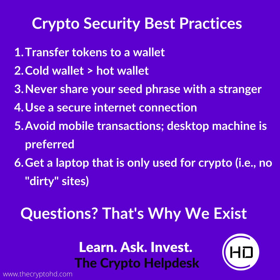 realcryptohd's tweet photo. Hacking is real.  Do what you can to secure your crypto.  Be safe!  Have questions? Come ask us.  https://t.co/JG6kjUFfLn.   #bitcoin #cryptocurrency #cryptohd #investing https://t.co/Pu6jMeBaQ7