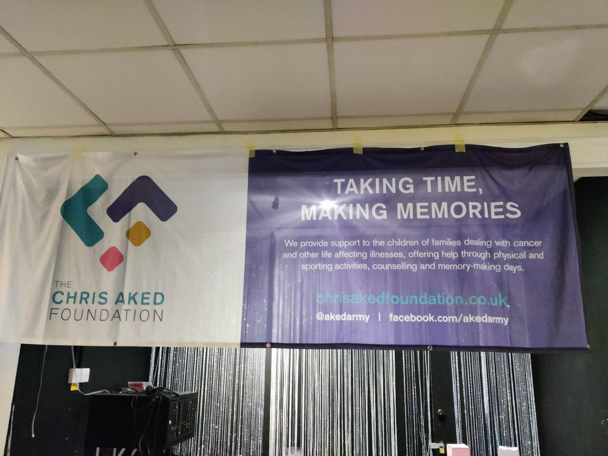 Always a privilege to be part of a fun evening as <a href="/goracenights/">Simon Chapman</a>. Helping to raise some much needed funds for a very special charity <a href="/akedarmy/">The Chris Aked Foundation</a>. Approx £2k raised to help create special memories for children.