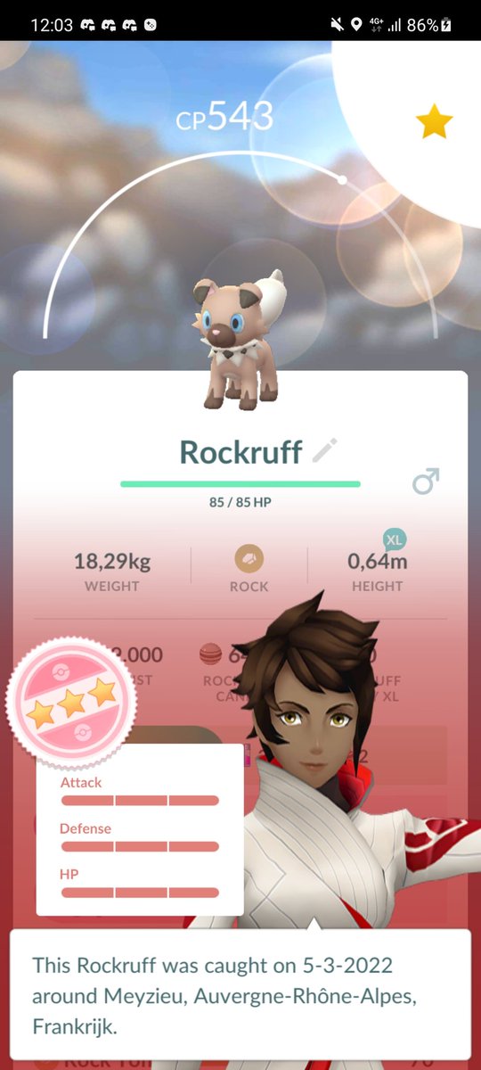 moemoe7582's tweet photo. Hundo Rockruff!🥳😀
Thank you for the invite @caps_lyon & @ChouLyon69 😇🙏😃
#PokémonGO #Pokémon #PokemonGoRaids #Hundo #PokemongoRaid #rockruff #rockruffraid https://t.co/IazEtfDnU4