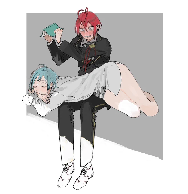 マロリクまとめです。

🦈と🌹くん複数リク頂いてたのでまとめてドンしちゃいました…!🌹くんが男の子verと女の子verがあります。
※女体化
※CP混在注意(どれもCP感はほぼ無いですが、フロリドフロ、イド♀アズ♂、デュ♂エス♀があります) 