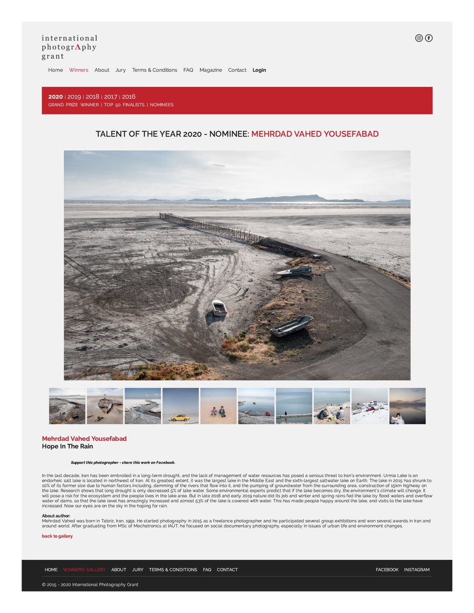 mehrdad_eth's tweet photo. This project has been accepted in international festivals and grants:
Third place of #CreateCOP26 Artpartner (NY-USA)
Special mention photographer in Rotterdam Photo (Rotterdam-Netherlands)
Nominee as Talent of the Year 2020 in International Photography Grant (London-England) https://t.co/Ln8BNhW2vK