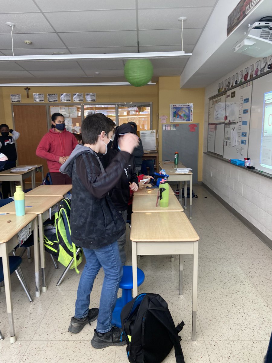 MissElliott__'s tweet photo. Thank you @mmccormick87 for this wonderful writing activity! Today we worked on building our writing stamina by having a “snowball fight.” Never once did I hear my “hand hurts” or “how much do I have to write” #gradesix #gradeseven @madonnaroar https://t.co/4qSaaw6uWI