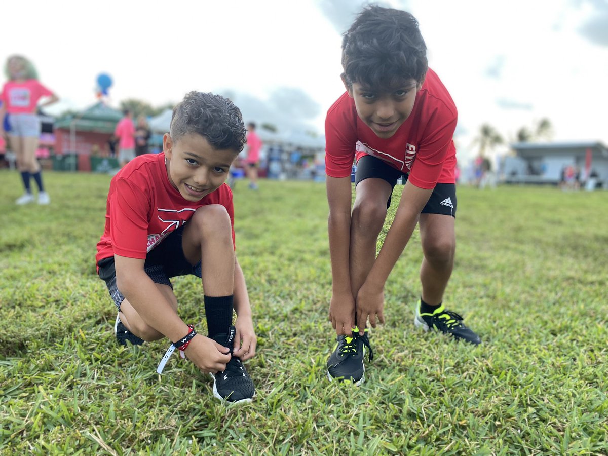 It’s a beautiful morning to celebrate education, community and #305day! Today, we lace up our sneakers and come together to run for <a href="/MDCPS/">Miami-Dade Schools</a> at the #MiamiSup5K.