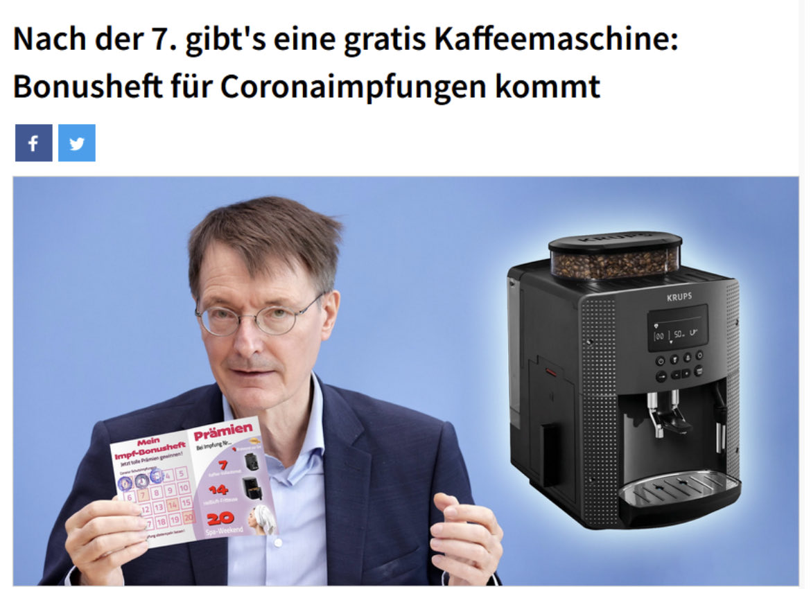 Wir brauchen keine #Impfpflicht Herr Lauterbach 🥴