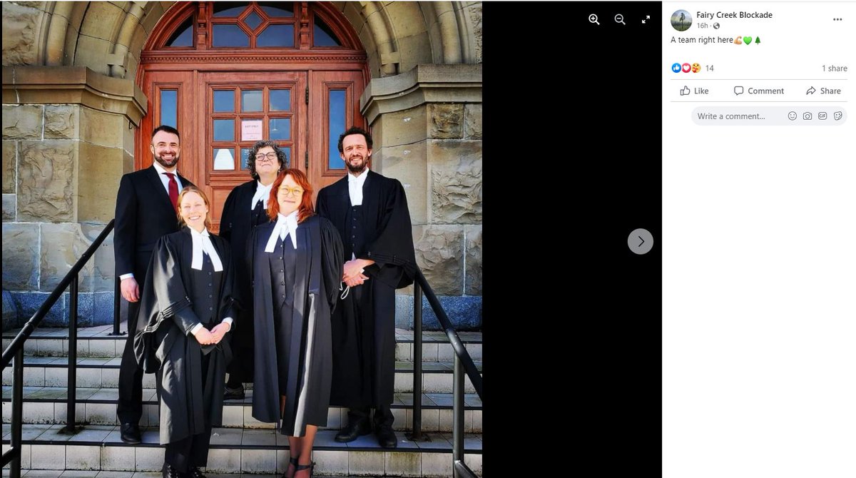 CharlesBodi's tweet photo. It seems #BenIsitt is articling under the legal team for #FairyCreek
Noah Ross is seen on the right in both photos
It would appear Ben is more closely tied to Fairy Creek than he's been letting on
@BCRCMP @Adam_Stirling @ColinPlant2018 @crd_bc
https://t.co/kTd4Umrgse https://t.co/6nnXT2gnU1