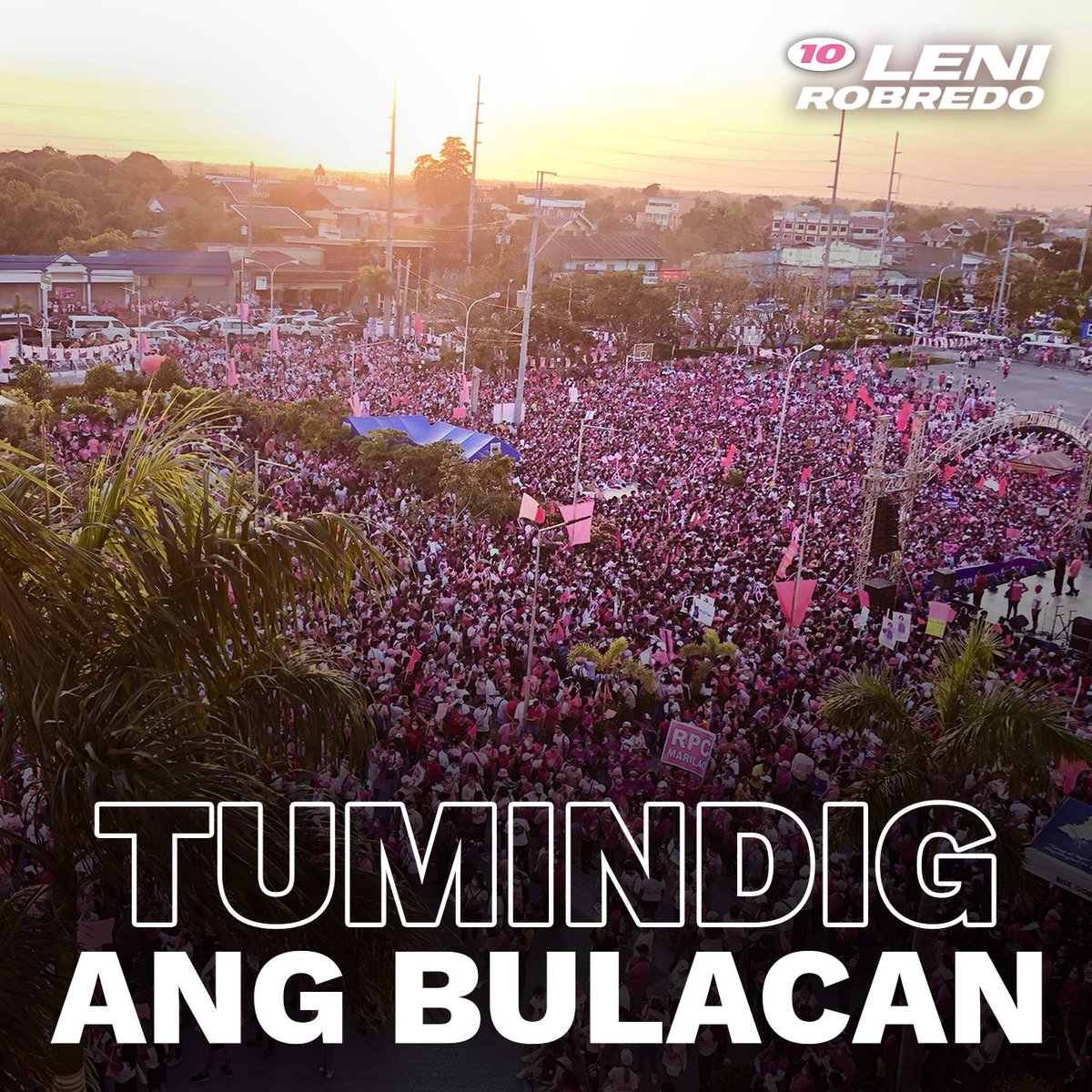 bamaquino's tweet photo. It’s bulaCAN, not bulaCAN’T!

Bulacan, hindi ka nagpatinag! Maraming salamat sa lahat ng Bulakenyong dumalo at nakisaya sa ating People’s Rally. Sa bawat araw na dumadaan, mas lalong lumalakas at tumitibay ang ating paninindigan na sa Gobyernong Tapat, #AngatBuhayLahat! 

[1/2] https://t.co/zT9T7IFNFx
