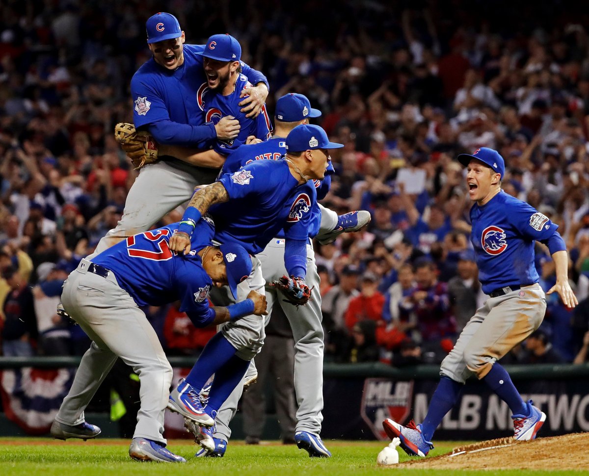 BetMGM's tweet photo. Cubs break the Curse of the Billy Goat? Derrick Rose becomes the youngest MVP?

We want to know YOUR greatest moment in Illinois sports history https://t.co/Kd1QKpz1ZL