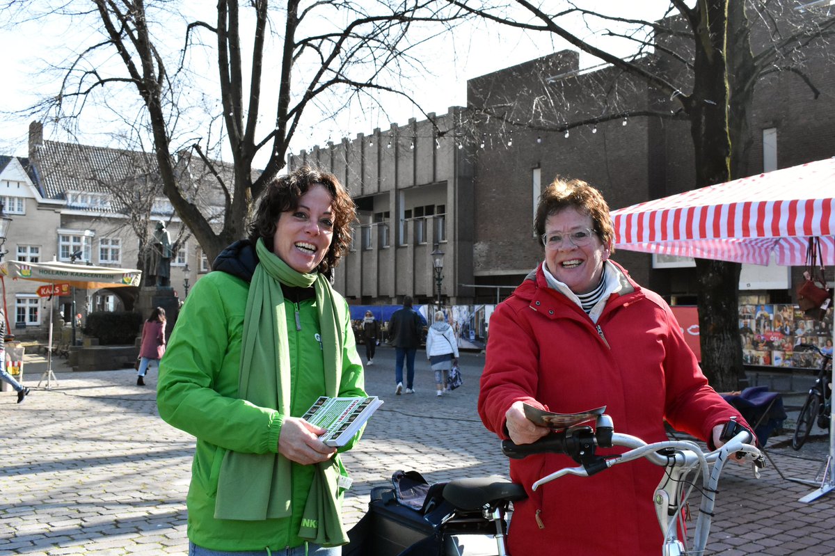 Vandaag voerden we campagne op het #munsterplein. Een reportage van <a href="/L1/">L1</a> is morgen te zien! ❤️💚

📸Johan de Wal