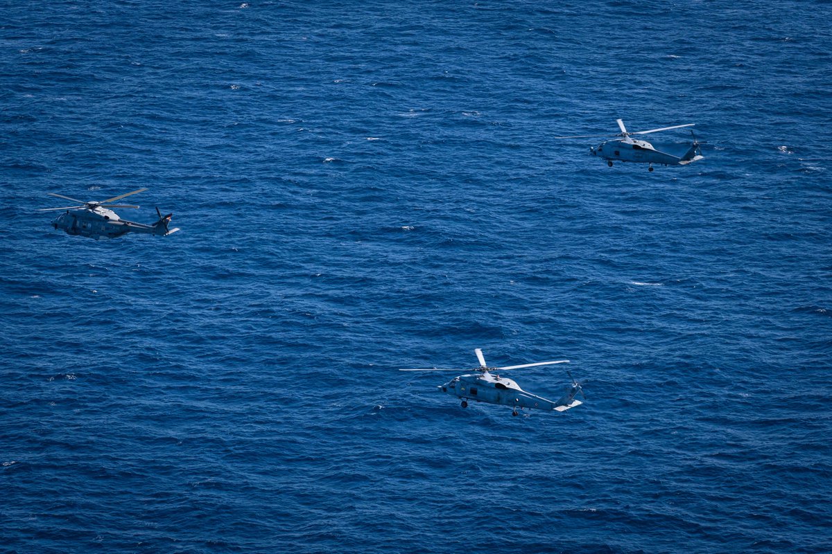 COIC_CJOC's tweet photo. Le NCSM Montréal poursuit ses opérations avec #SNMG2 dans la mer Méditerranée après avoir conclu sa participation sur l'exercice #DynamicManta22 hier.

📷Cpl Braden Trudeau, Formation Imaging Services Halifax

#PlusFortsEnsemble   #NousSommesOTAN https://t.co/OWWLyJANKA
