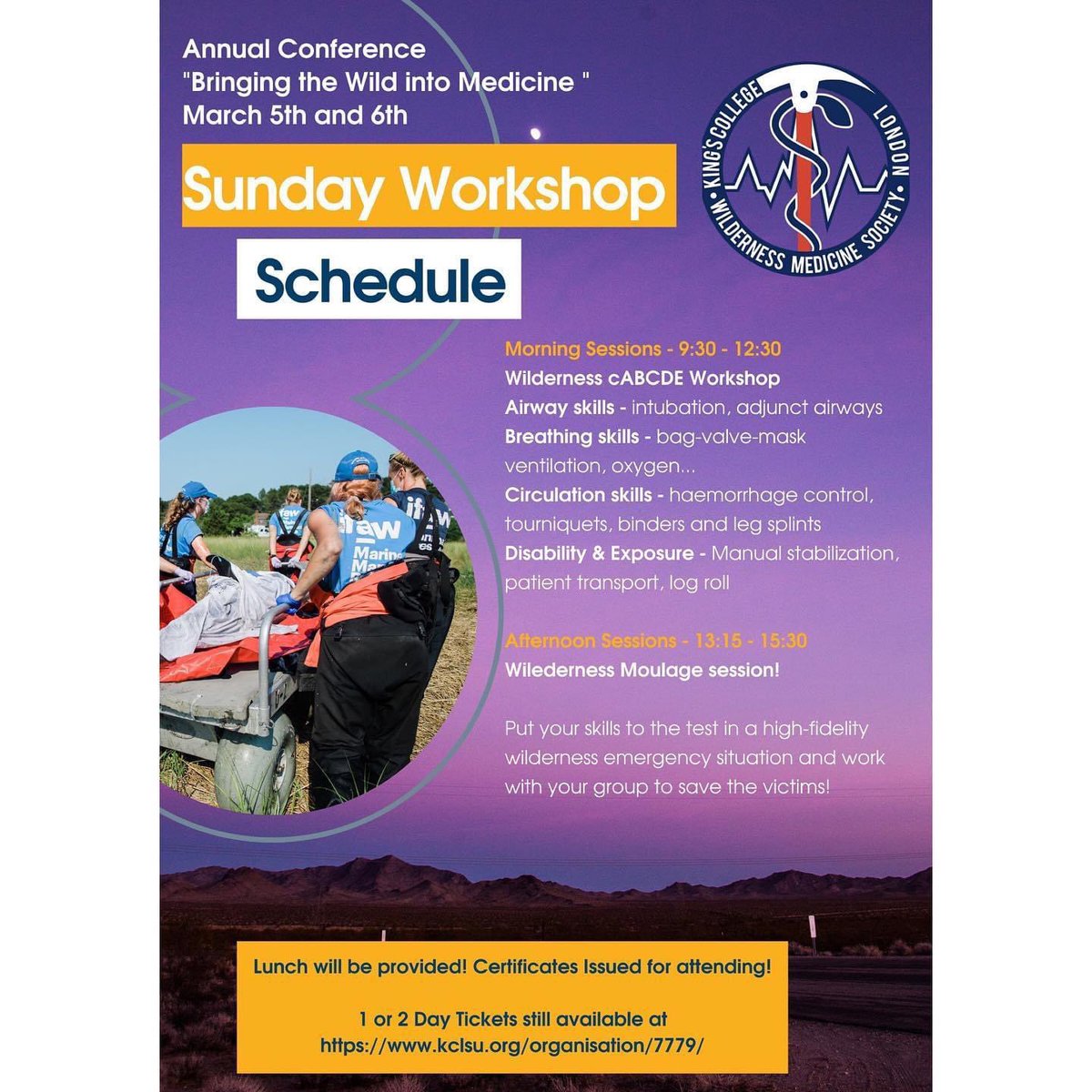 KCL Wilderness Medicine Society tweet media