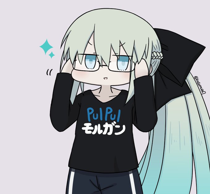 マスターに合わせてメガネかけてきたモルガンさん
#FGO 