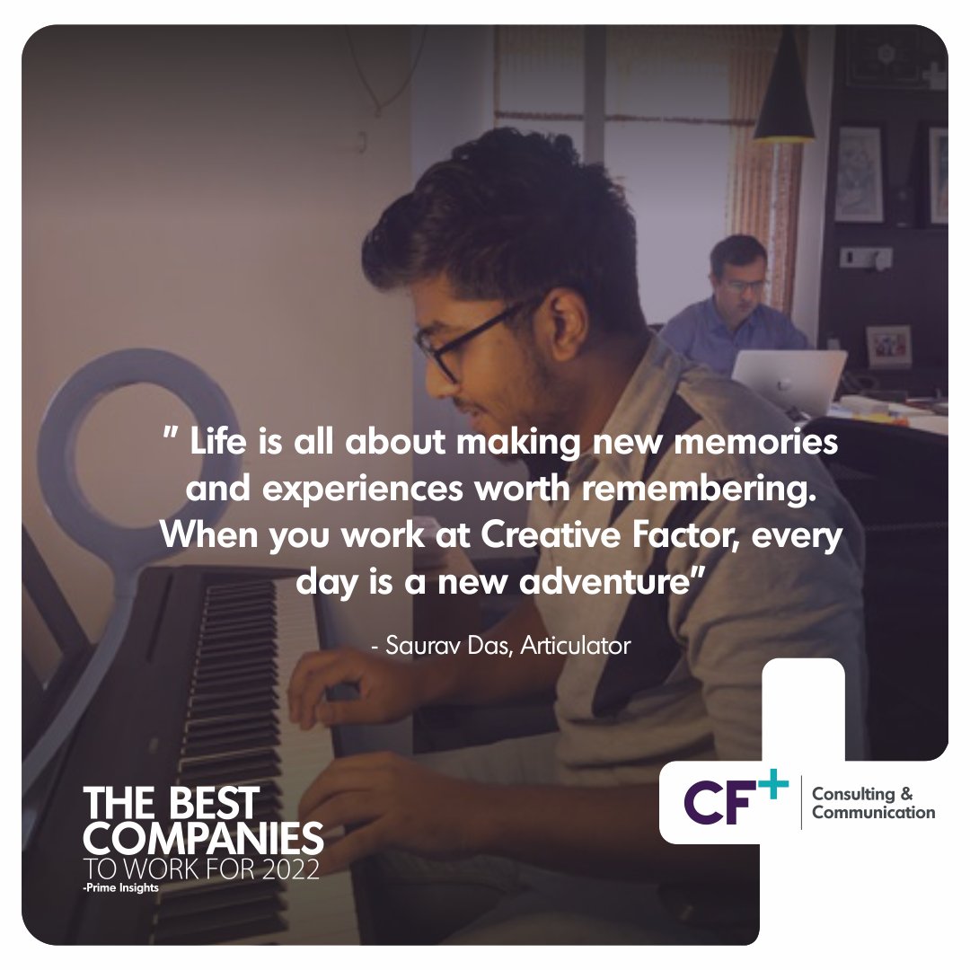 Our culture is deep rooted in human relationships that allows everyone to cultivate connections, learn from each other, pull each other up and grow together. "What makes us different? Hear it from a fellow CFian.#culture #teamworking #teamwork #humanrelations