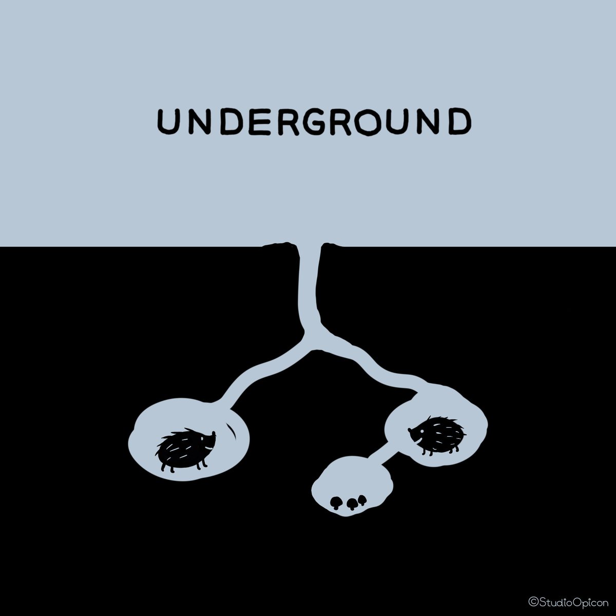 StudioOpicon's tweet photo. 「UNDERGROUND」

#イラスト #アート #絵 #キャラクター #ハリネズミ #巣ごもり #Happylife #動物イラスト #和み系キャラ #ゆるいイラスト #illustration #art #drawing  #character #hedgehog #underground #animalillustration #cuteillustration #kawaiiart #nagomiart #yuruiart #StudioOpicon https://t.co/N0OqXczPNZ