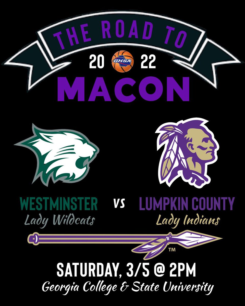 lumpkinwbb's tweet photo. 🟣🟡 GAME DAY 🟡🟣
🏆 AAA State Tournament
#️⃣ RoadToMacon
#️⃣ FINAL 4
#️⃣ PLAY32
#️⃣ TTTTTT
#️⃣ CRRD https://t.co/QJh6RCZmAJ