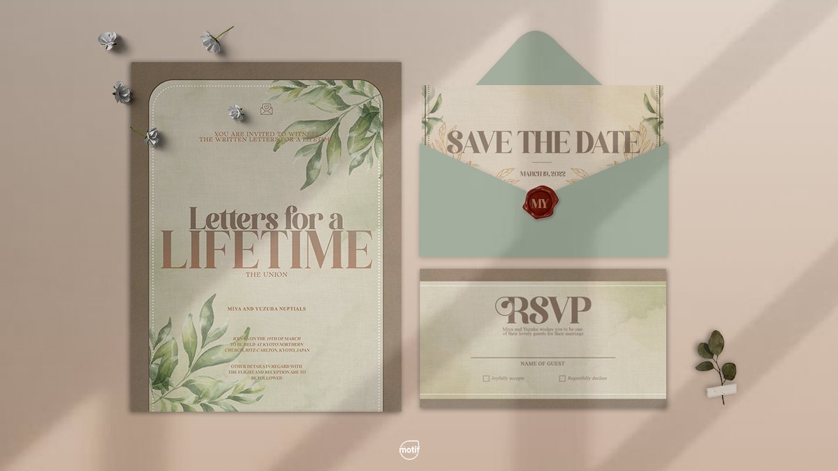 Letters For A Lifetime: Miya & Yuzuha Nuptials. tweet media