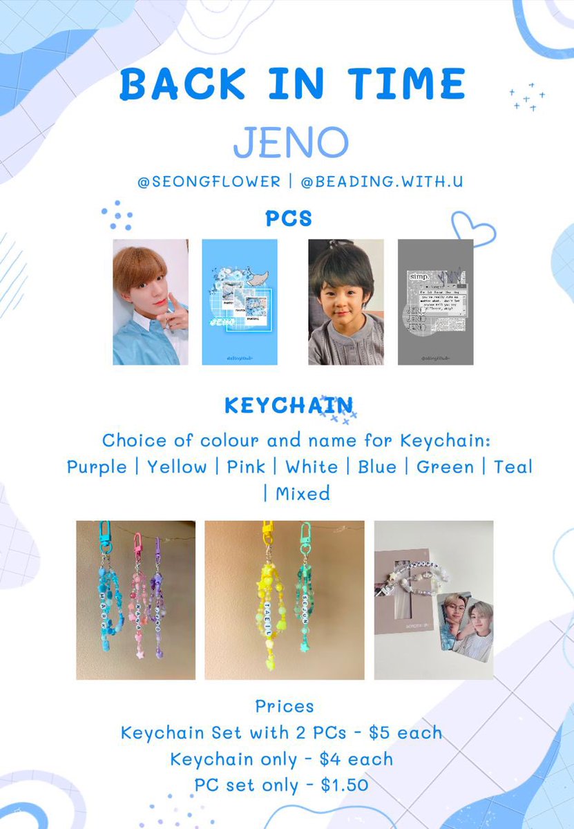 seongflower_'s tweet photo. Back in Time fanpacks by seongflower and beading.with.u
#BackInTimeJay #BackInTimeJeno

#4JENOJAY #MYBABYBLUEJAY #WorkOfArtJay

Fanpack Preorder 
All info can be found in the form below ⬇️
https://t.co/a7O5rxMpq0 https://t.co/vf3NEo5u1F