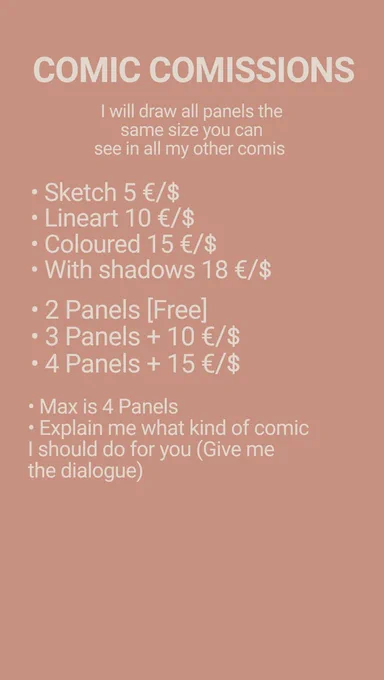 Comic comissions 