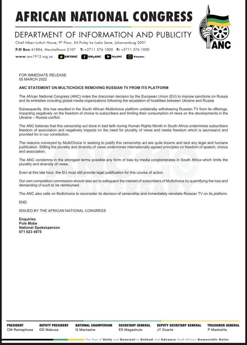 ANC - African National Congress tweet media