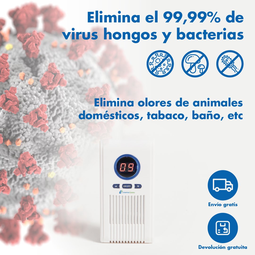 cosemarozono's tweet photo. Ozonizado Doméstico Mini: genera ozono a partir del oxígeno del ambiente.
El poder del ozono generado elimina las partículas químicas y las causantes de malos olores, en especial los malos olores de mascotas, baños, tabaco, etc. 

Mas info: https://t.co/bUsYRtCPU3 https://t.co/vIXZEOW65o