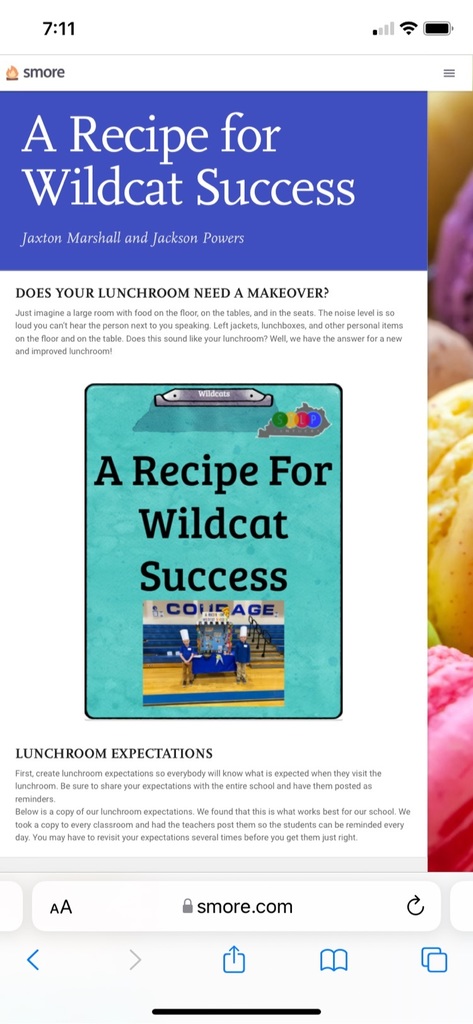 HES_Elementary's tweet photo. Jaxton Marshall and Jackson Powers created a recipe for any lunchroom success https://t.co/ppLApzTr25 #STLP #learningbyleading #wildcatway https://t.co/bRsyTUgMNW