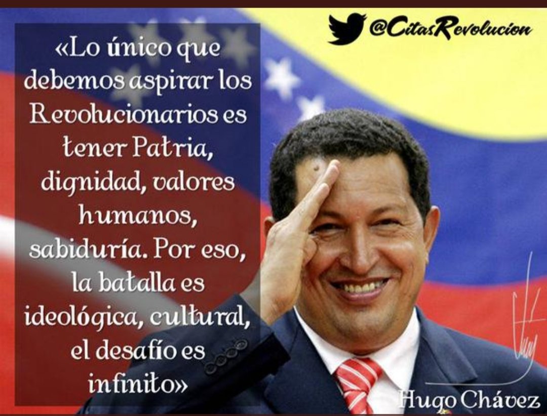 @AleLRoss198 El legado de #Chávez, sigue siendo el principal faro de la conciencia colectiva. No han podido borrar la impronta del Comandante del 4F.
#ChavezVive 
#ChavezSiempreInvicto 
#ChavezPorSiempre
#DeZurdaTeam @ZAxTi