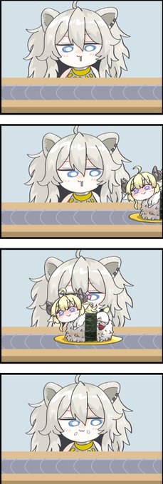 わため寿司
#つのまきあーと  #ししらーと 