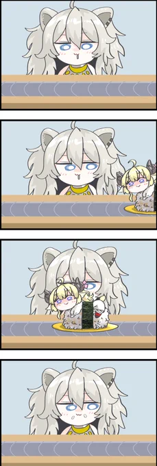 わため寿司
#つのまきあーと  #ししらーと 