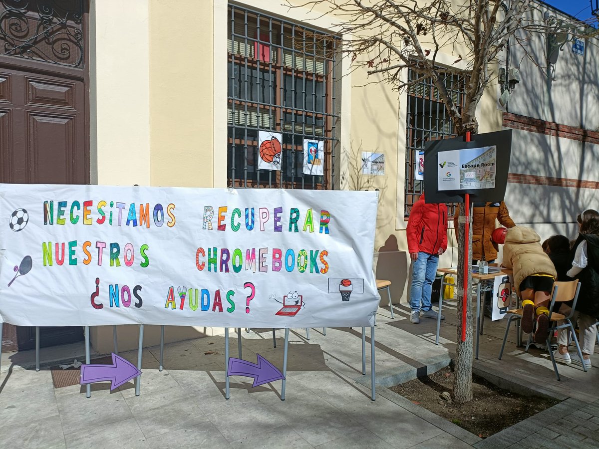jymvedruna's tweet photo. ¿Tecnologías en la clase de educación física? Descubre la Escape Room que han creado para fomentar la actividad física y la cooperación a través de la interdisciplinariedad.
#colegioValladolid #GoogleEDU #comprometidosconTIC #APS #GoogleReferenceSchool https://t.co/vQF7mQ9Jef