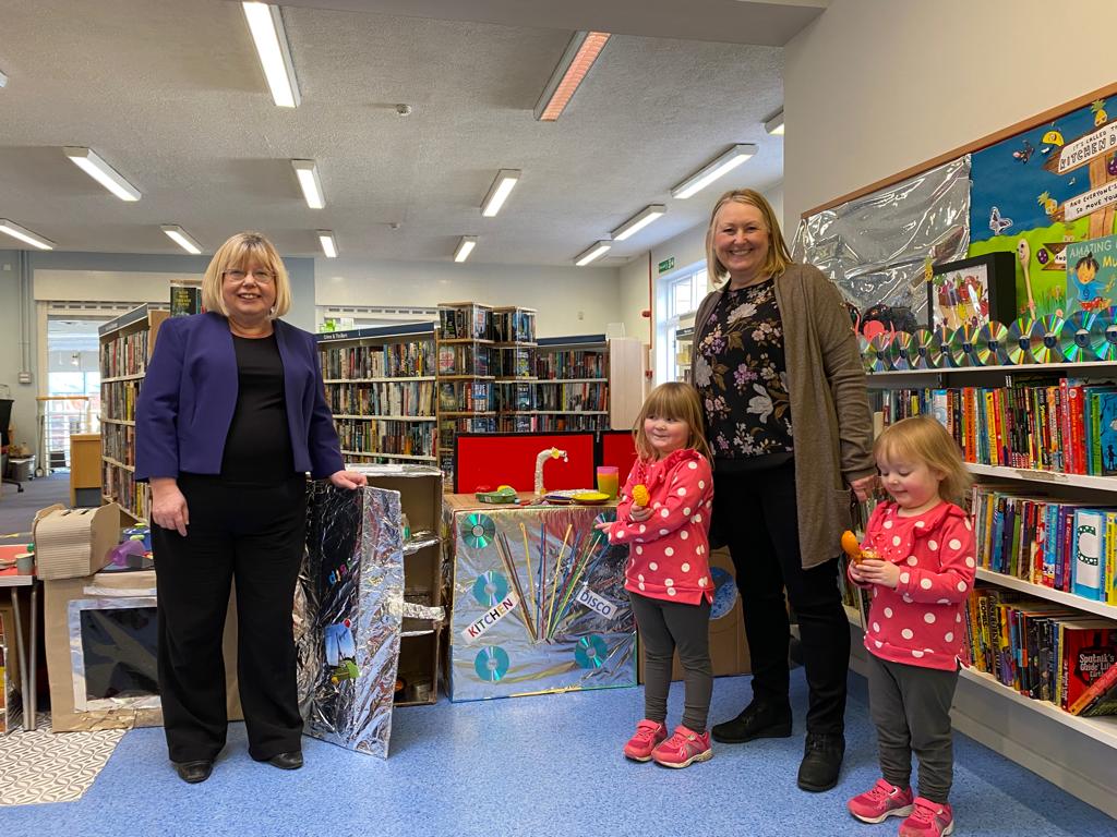 gateslibraries's tweet photo. Local MP Liz Twist came to see #BirtleyLibrary women in history exhibit. Got a cuppa in the #kitchendisco while she was here. Fantastic! https://t.co/Y1EGrt2J8m